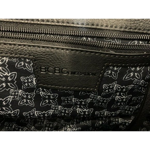 BCBGeneration beatutiful - Medium bag black White Messenger Striped Strap - Picture 4 of 11